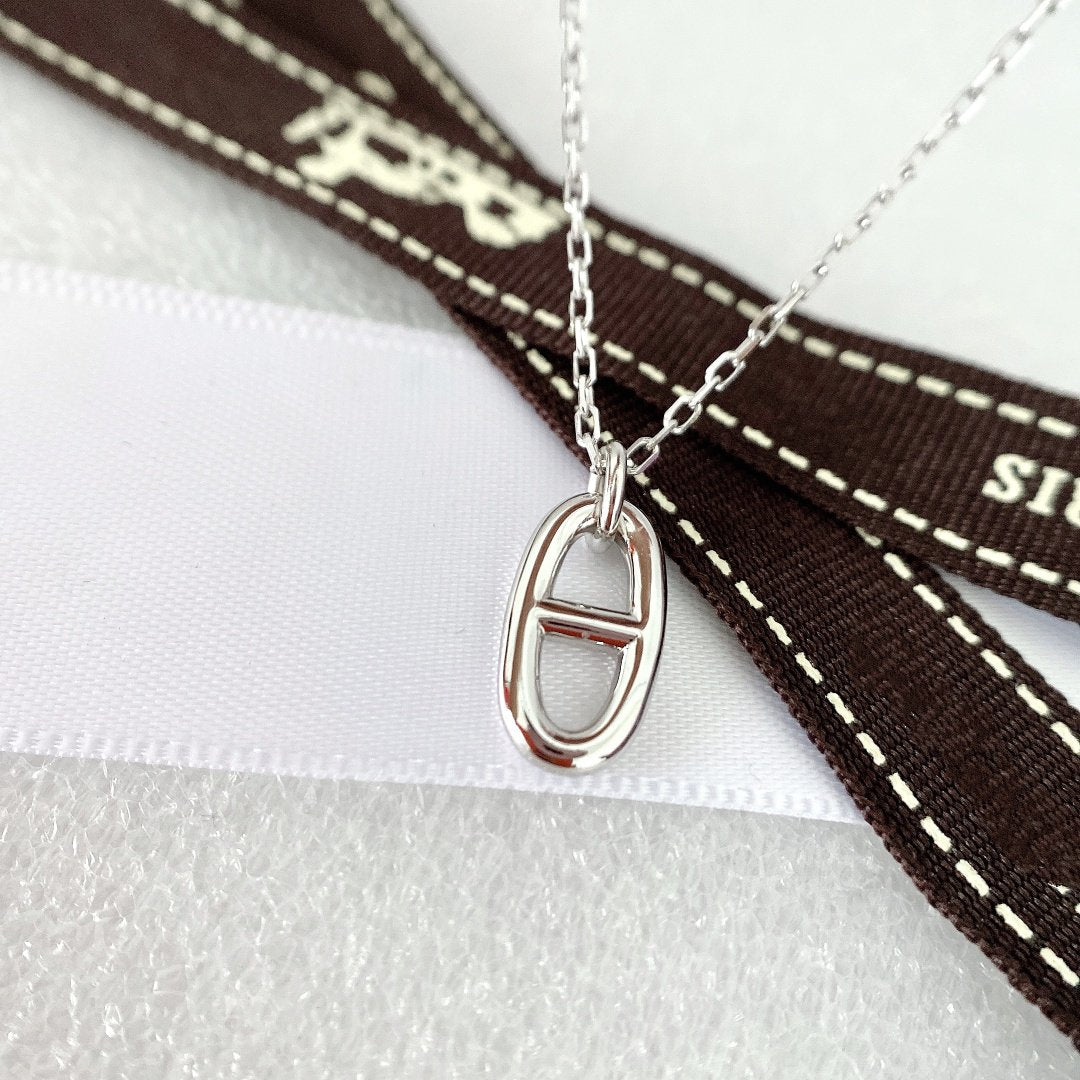 [Royal&Vicky]HM PIG NOSE NECKLACE