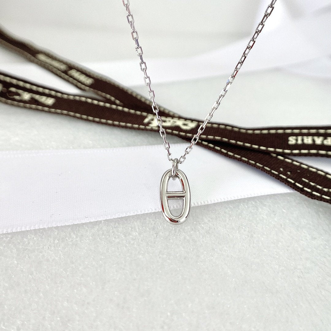 [Royal&Vicky]HM PIG NOSE NECKLACE