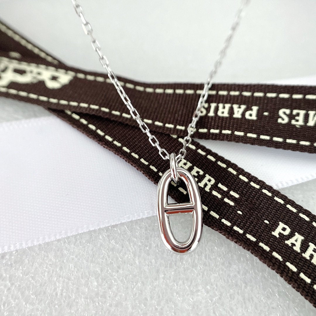 [Royal&Vicky]HM PIG NOSE NECKLACE