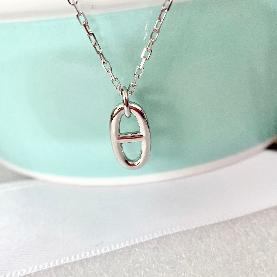 [Royal&Vicky]HM PIG NOSE NECKLACE