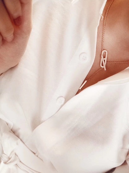 [Royal&Vicky]HM FIRE PIG NOSE NECKLACE TRENDY STREET
