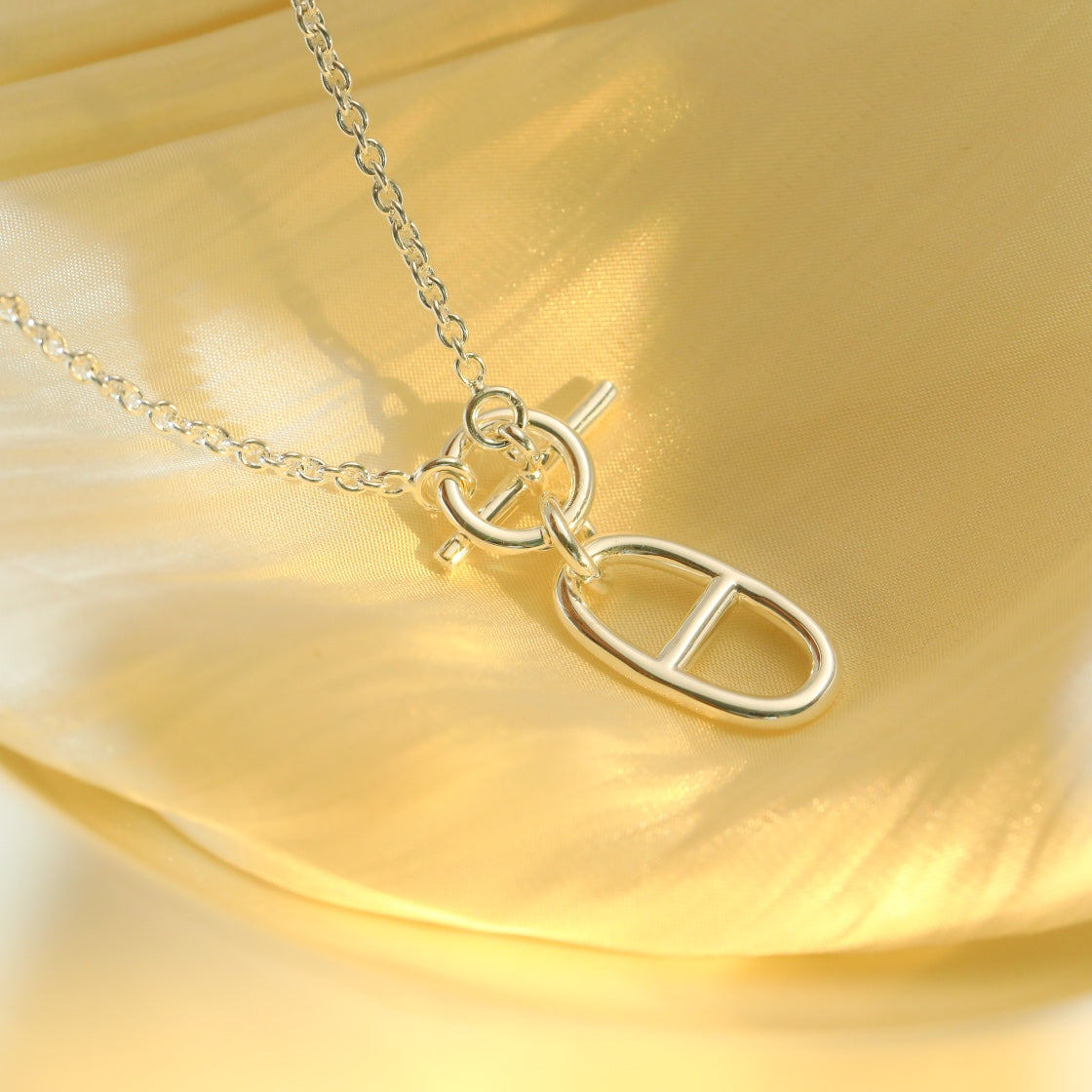 [Royal&Vicky]HM CHAINE D'ANCRE PENDANT NECKLACE STERLING SILVER