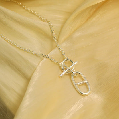 [Royal&Vicky]HM CHAINE D'ANCRE PENDANT NECKLACE STERLING SILVER