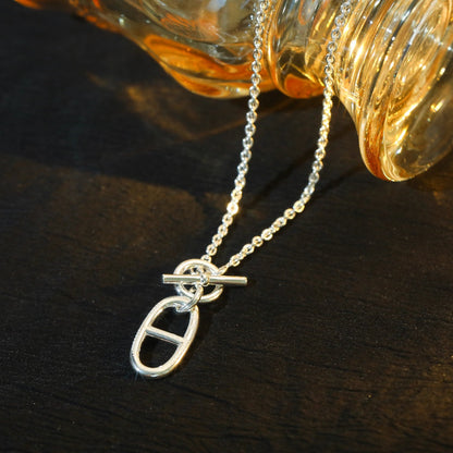 [Royal&Vicky]HM CHAINE D'ANCRE PENDANT NECKLACE STERLING SILVER
