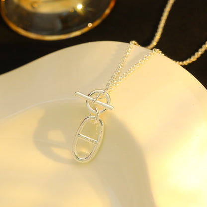 [Royal&Vicky]HM CHAINE D'ANCRE PENDANT NECKLACE STERLING SILVER