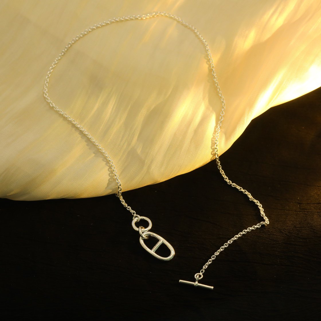 [Royal&Vicky]HM CHAINE D'ANCRE PENDANT NECKLACE STERLING SILVER