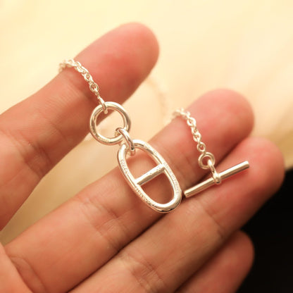 [Royal&Vicky]HM CHAINE D'ANCRE PENDANT NECKLACE STERLING SILVER