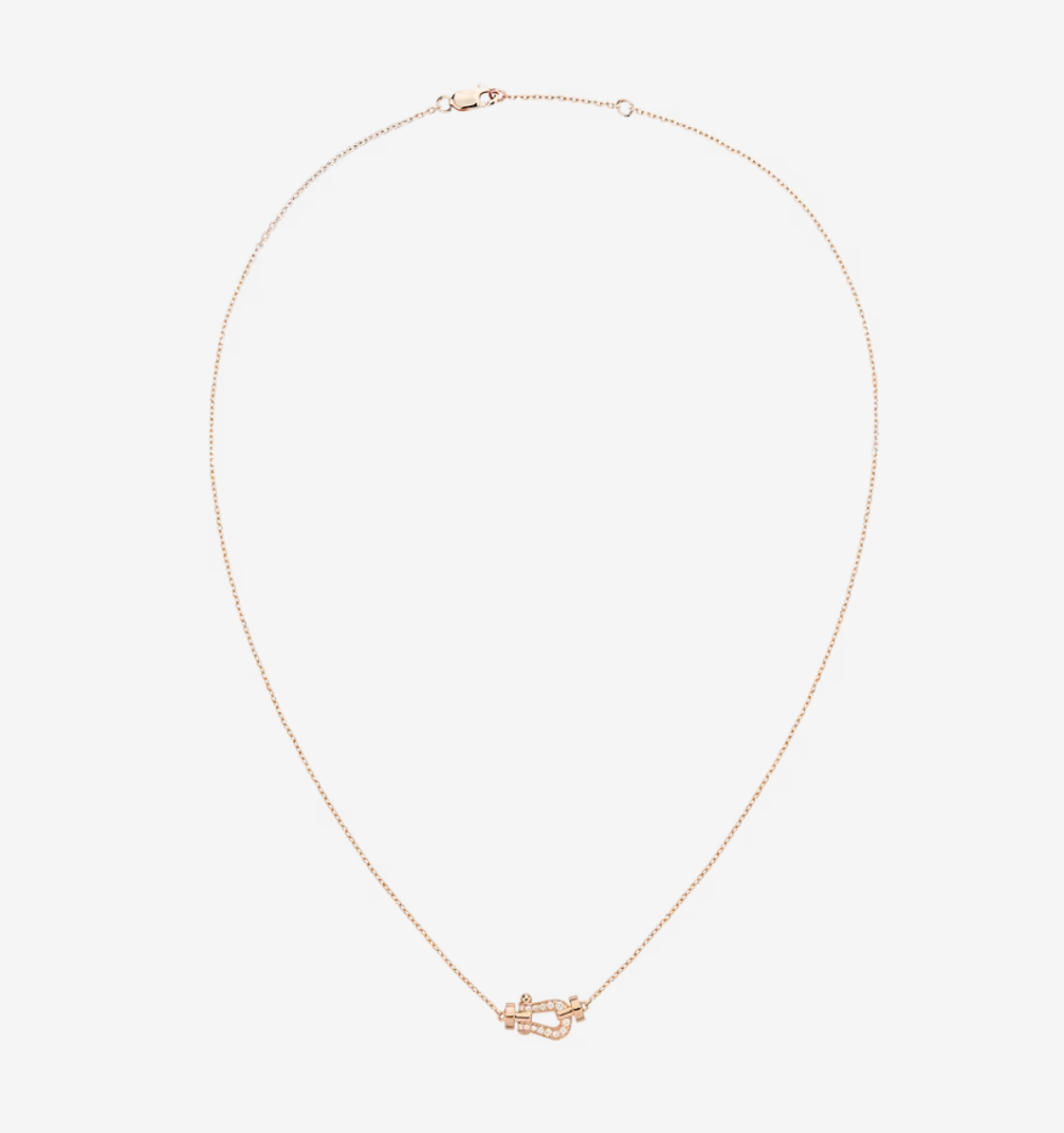[Royal&Vicky]FORCE 10 DIAMOND PINK GOLD NECKLACE MINI MODEL