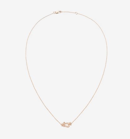 [Royal&Vicky]FORCE 10 DIAMOND PINK GOLD NECKLACE MINI MODEL
