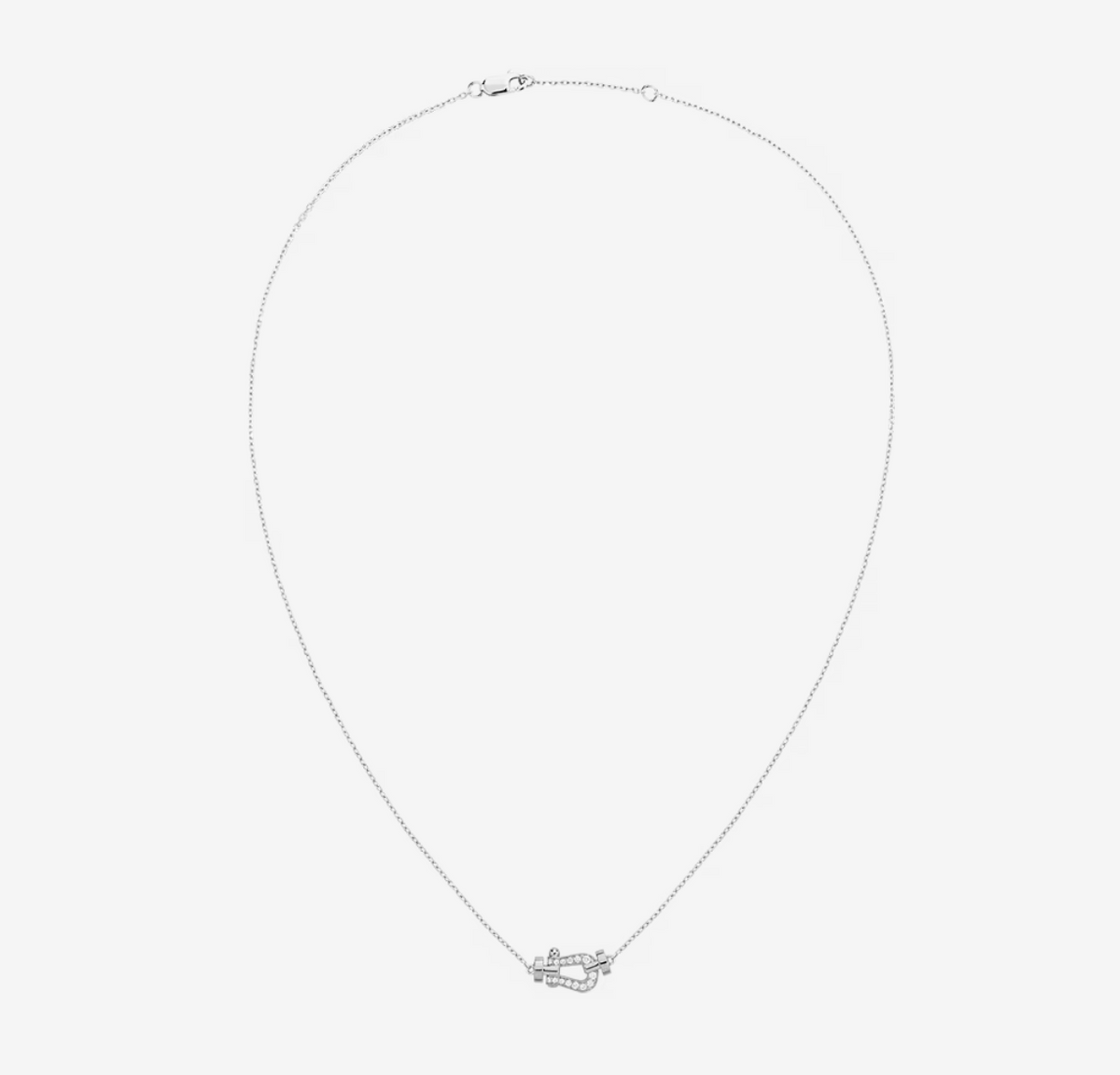 [Royal&Vicky]FORCE 10 DIAMOND SILVER NECKLACE MINI MODEL