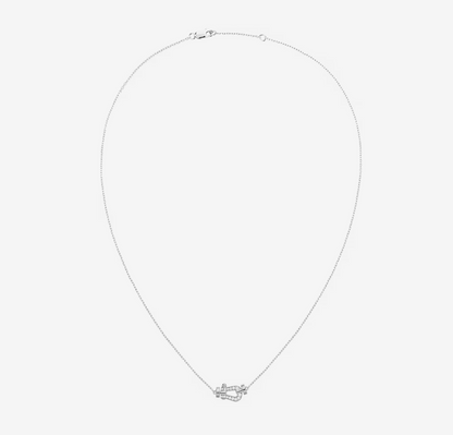 [Royal&Vicky]FORCE 10 DIAMOND SILVER NECKLACE MINI MODEL