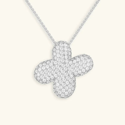 [Royal&Vicky]Bubble Initial Diamond Necklace
