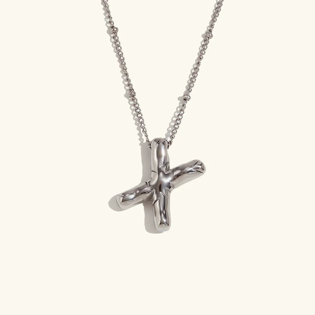 [Royal&Vicky]Balloon Gold Initial Necklace