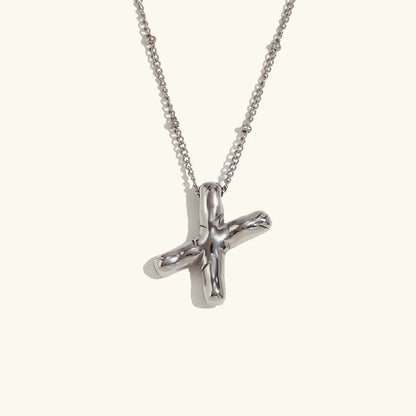 [Royal&Vicky]Balloon Gold Initial Necklace