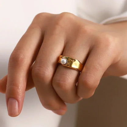 [Royal&Vicky]Cerulia Freshwater Pearl Ring