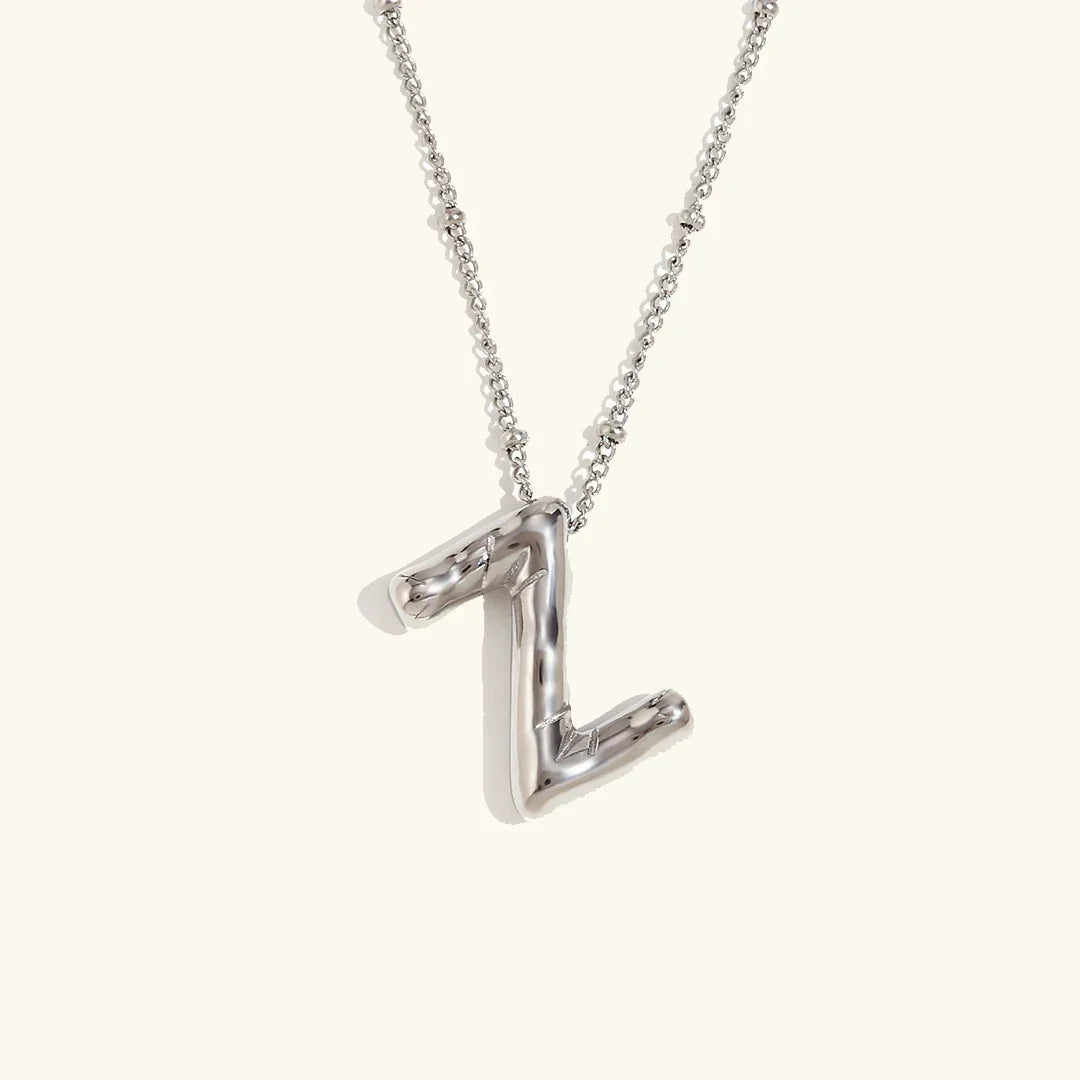 [Royal&Vicky]Balloon Gold Initial Necklace