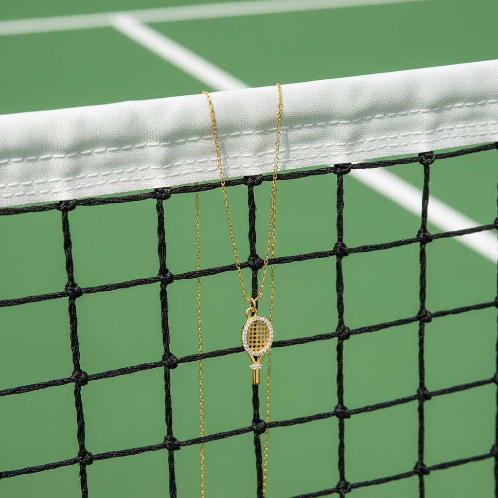 [Royal&Vicky]Aces Gold Tennis Pendant