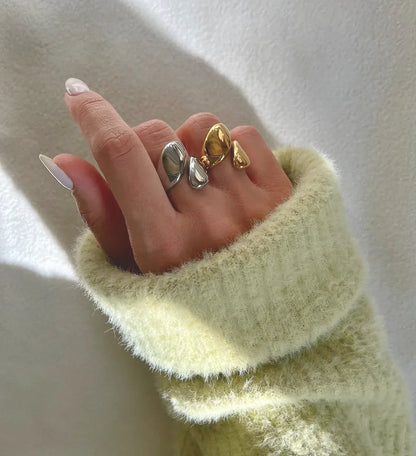 [Royal&Vicky]Hattaria Gold Ring