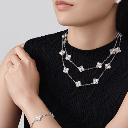 [Royal&Vicky]CLOVER 20 MOTIFS DIAMOND SILVER