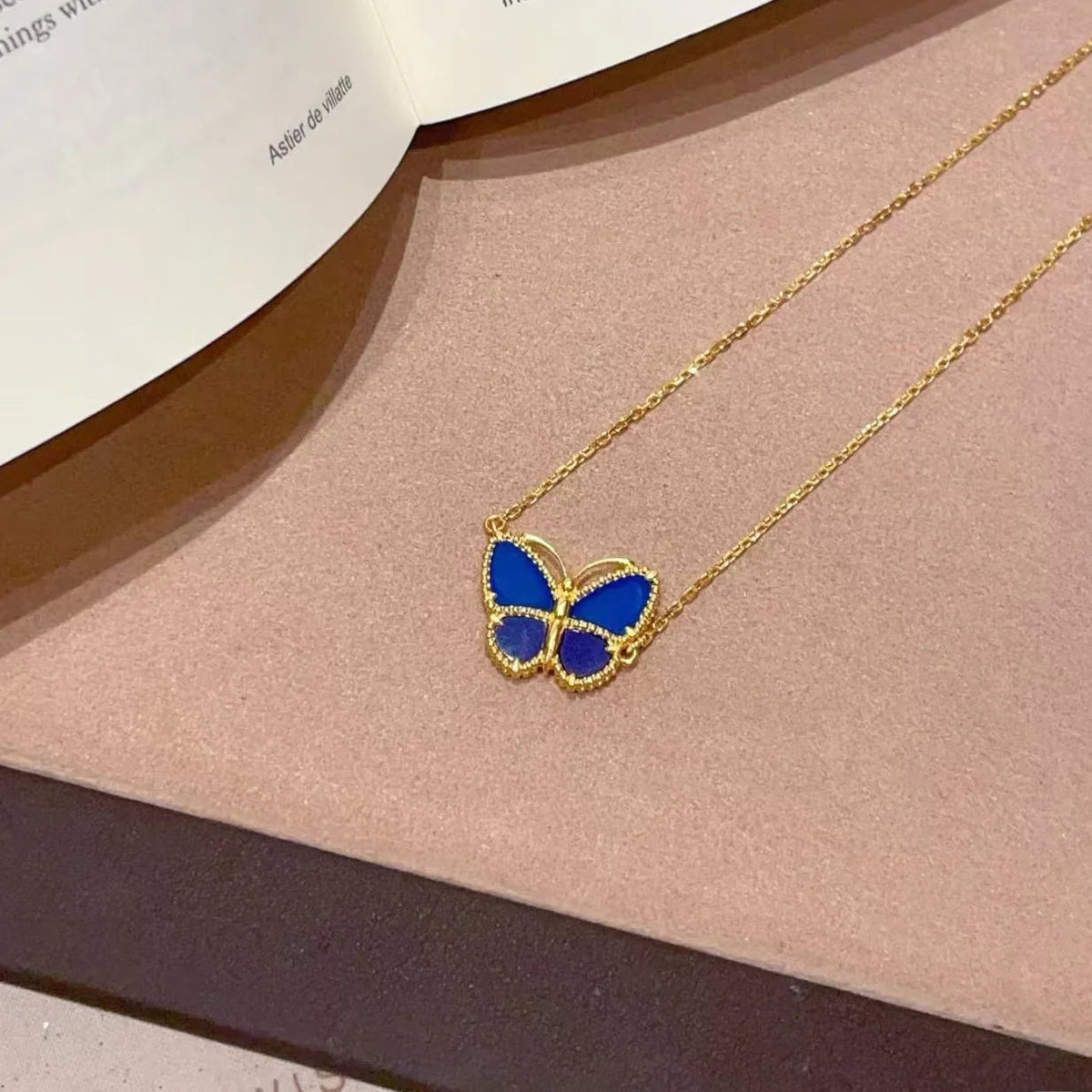 [Royal&Vicky] 2026 NEW LUCKY BUTTERFLY 1 MOTIFS NECKLACE