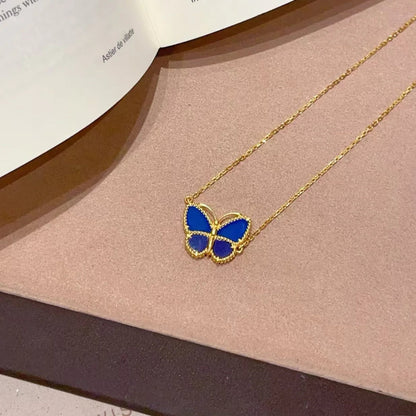 [Royal&Vicky] 2026 NEW LUCKY BUTTERFLY 1 MOTIFS NECKLACE