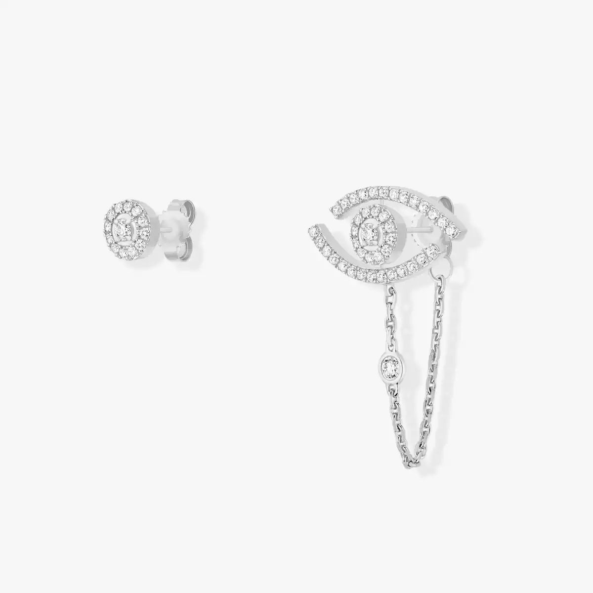 [Royal&Vicky]Lucky Eye Diamond Earrings
