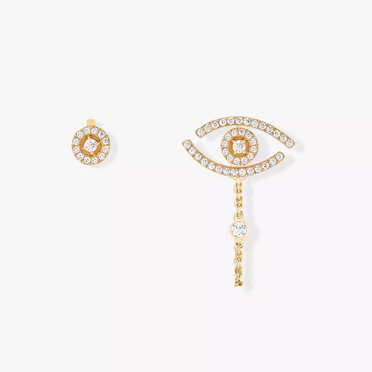 [Royal&Vicky]Lucky Eye Diamond Earrings