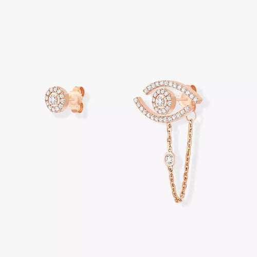 [Royal&Vicky]Lucky Eye Diamond Earrings