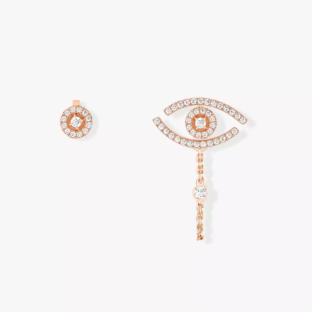 [Royal&Vicky]Lucky Eye Diamond Earrings