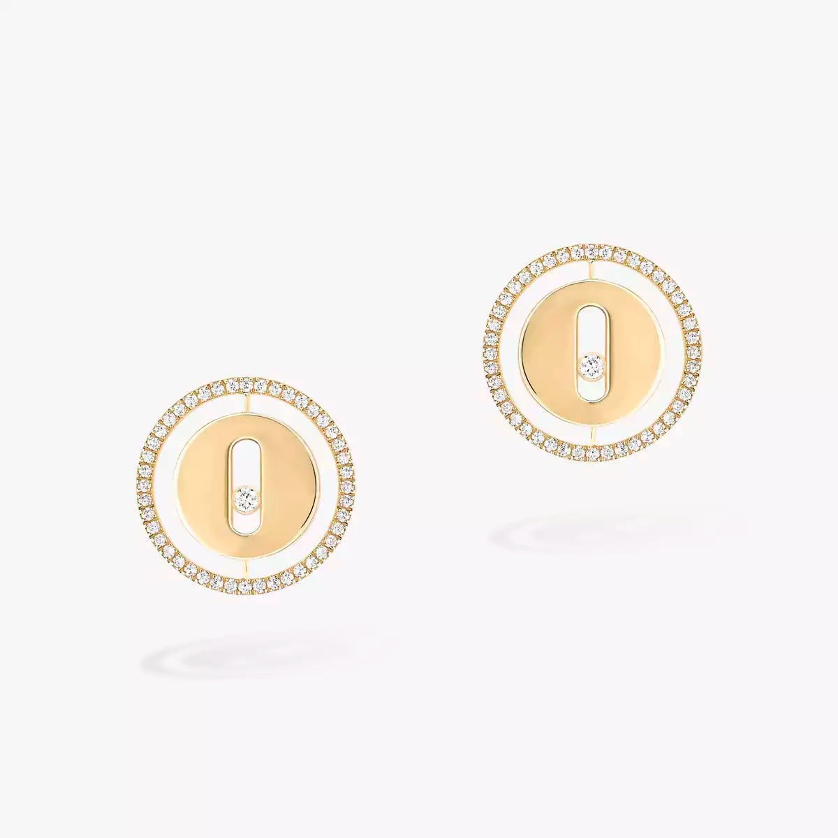[Royal&Vicky]Lucky Move Diamond Earrings