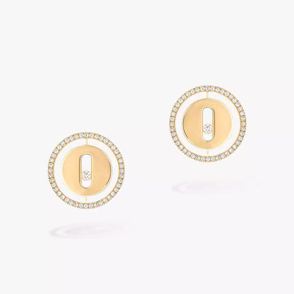 [Royal&Vicky]Lucky Move Diamond Earrings