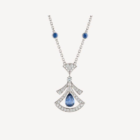 [Super]DREAM NECKLACE AGATE DIAMOND SILVER