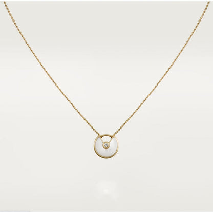 [Royal&Vicky]AMULETTE ROSE GOLD MOP NECKLACE
