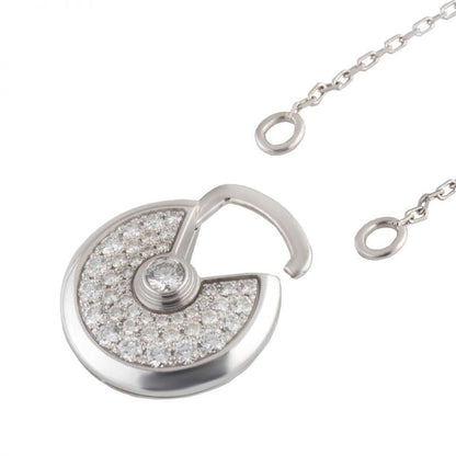 [Royal&Vicky]AMULETTE SILVER FULL DIAMOND NECKLACE