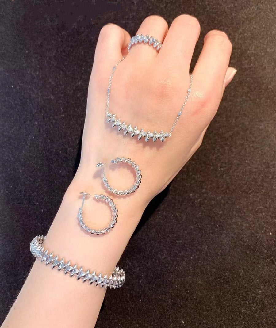 [Royal&Vicky]CLASH SILVER BRACELET