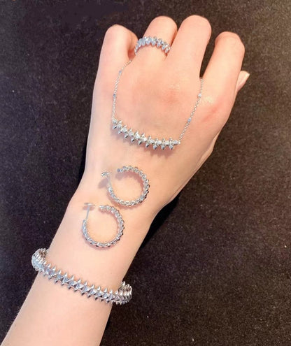 [Royal&Vicky]CLASH SILVER BRACELET