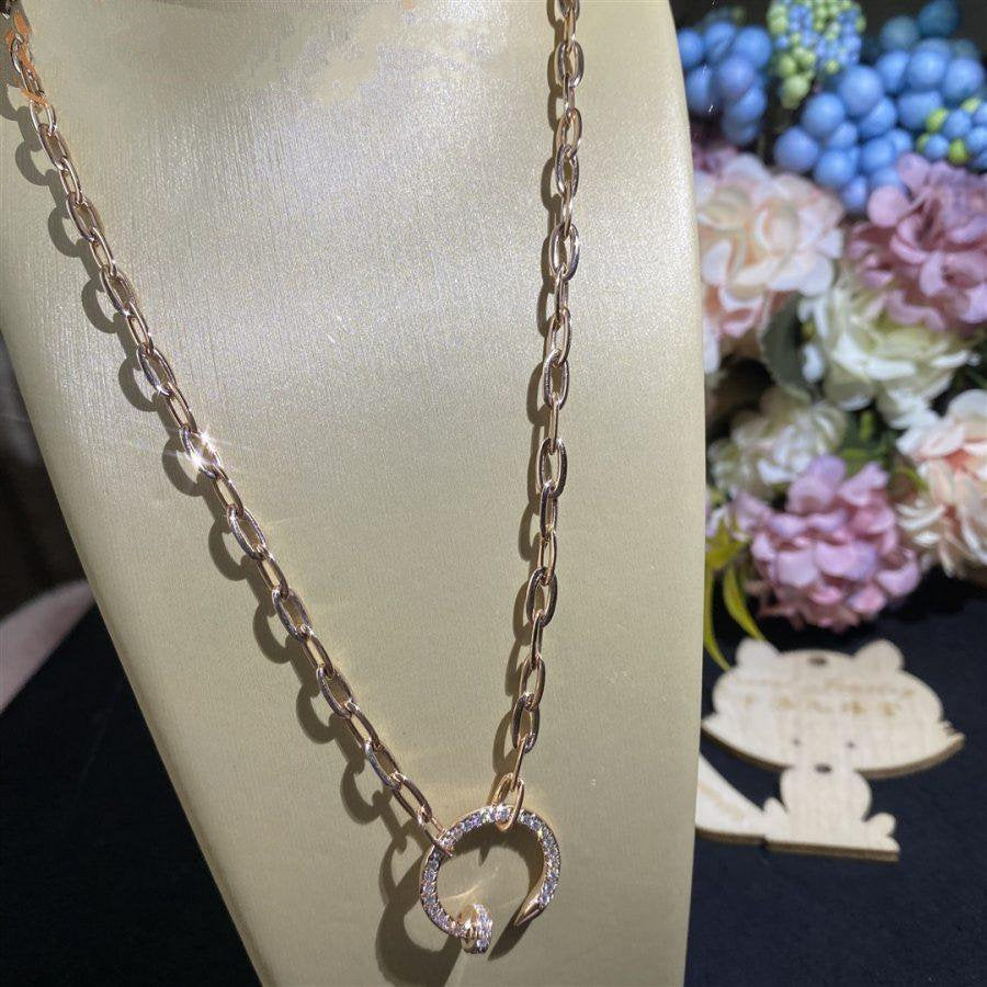 [Royal&Vicky]JUSTE NECKLACE DIAMONDS
