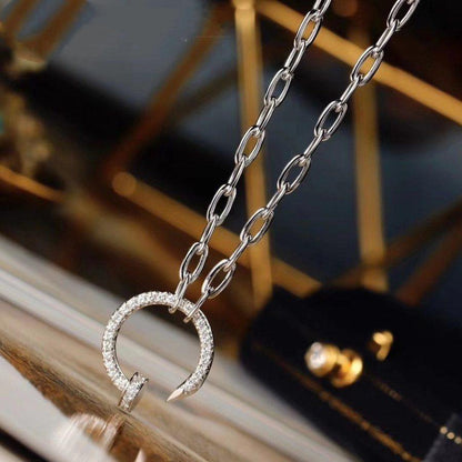 [Royal&Vicky]JUSTE NECKLACE DIAMONDS