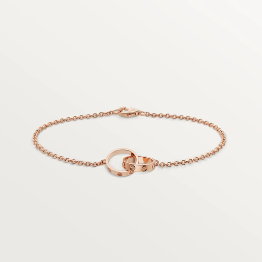 [Royal&Vicky]LOVE BRACELET DOUBLE RING