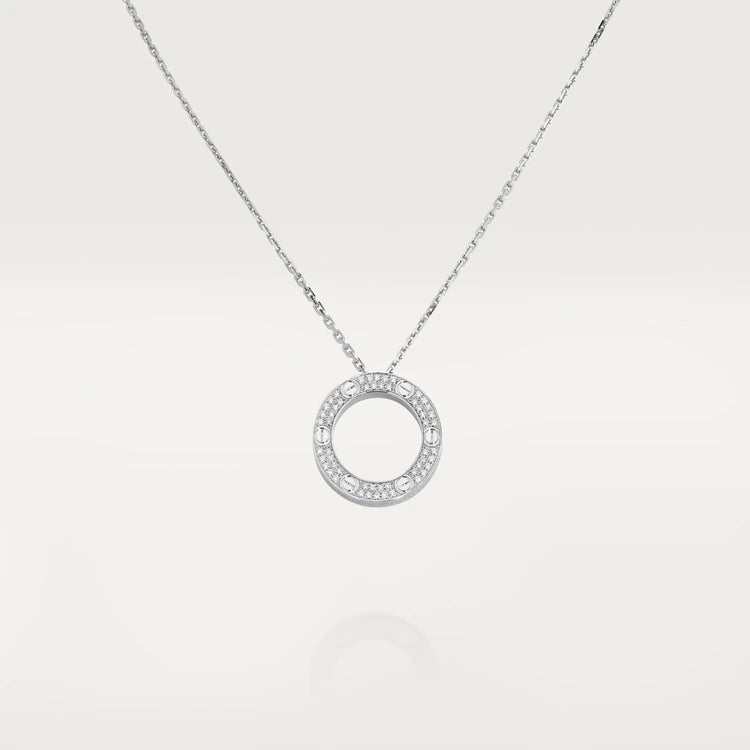 [Royal&Vicky]LOVE NECKLACE ADJUSTABLE SILVER
