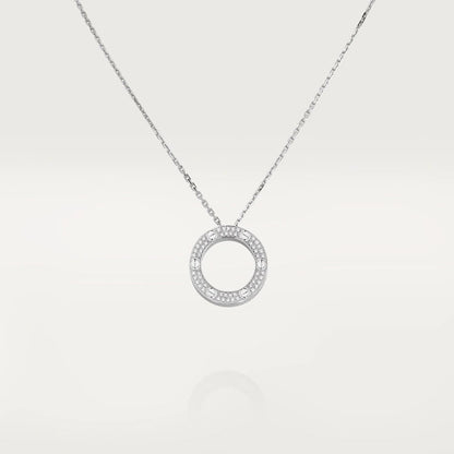 [Royal&Vicky]LOVE NECKLACE ADJUSTABLE SILVER