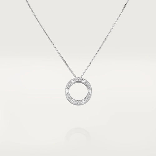 [Royal&Vicky]LOVE NECKLACE ADJUSTABLE SILVER