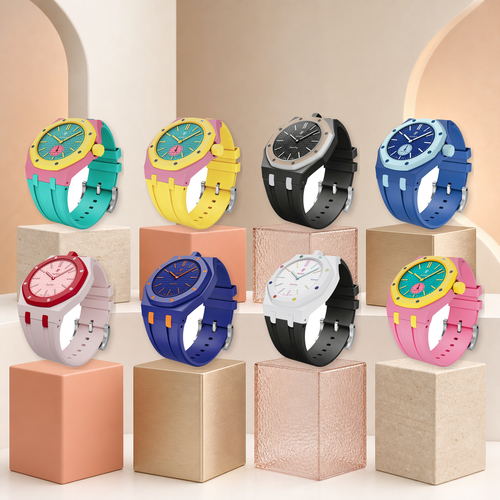 Royal Oak Pop Exclusive Bioceramic Case & Silicone Strap Mix Color