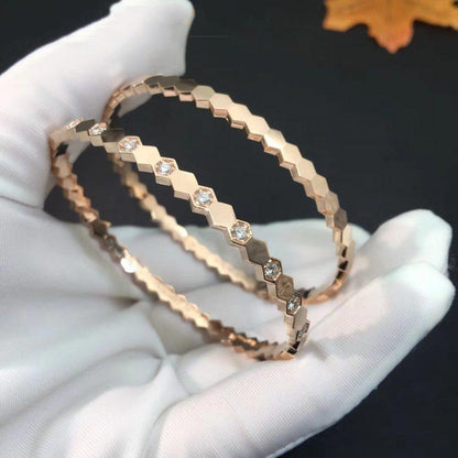 [Royal&Vicky]BEE LOVE PINK GOLD DIAMOND BRACELET