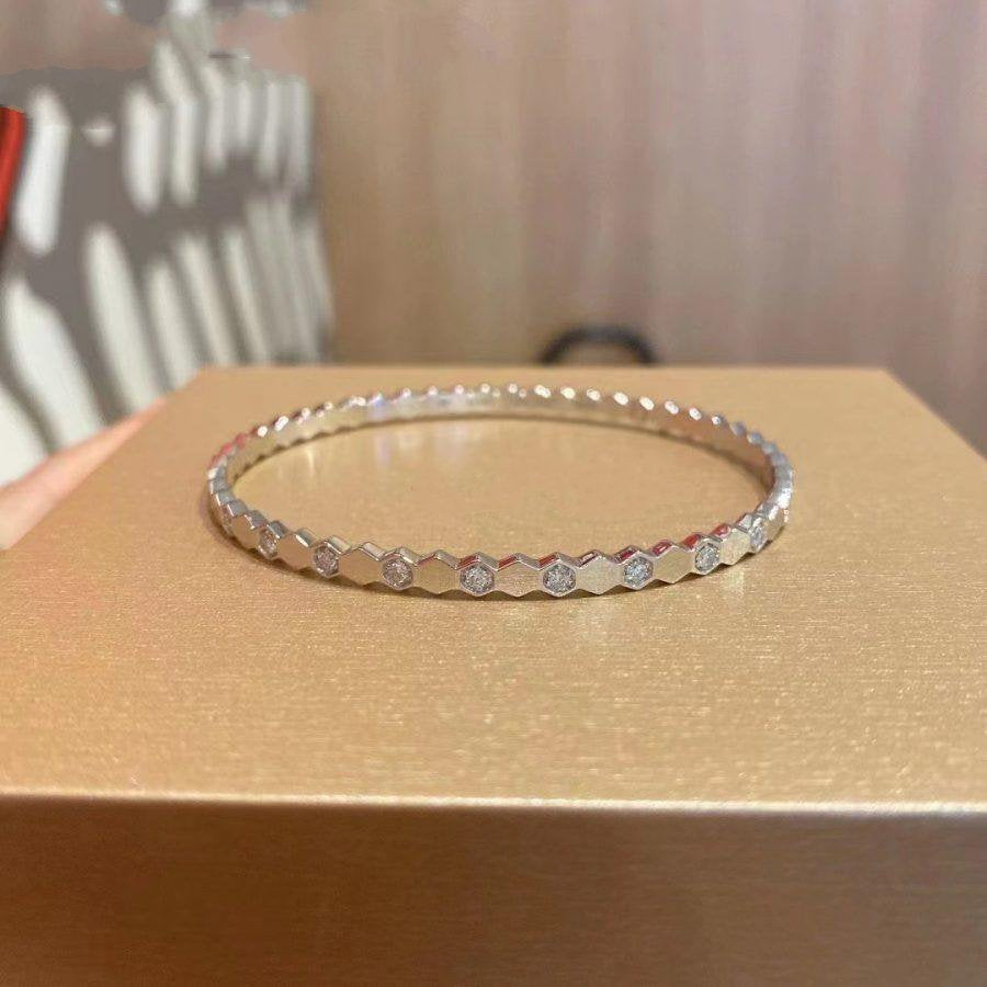 [Royal&Vicky]BEE LOVE SILVER DIAMOND BRACELET