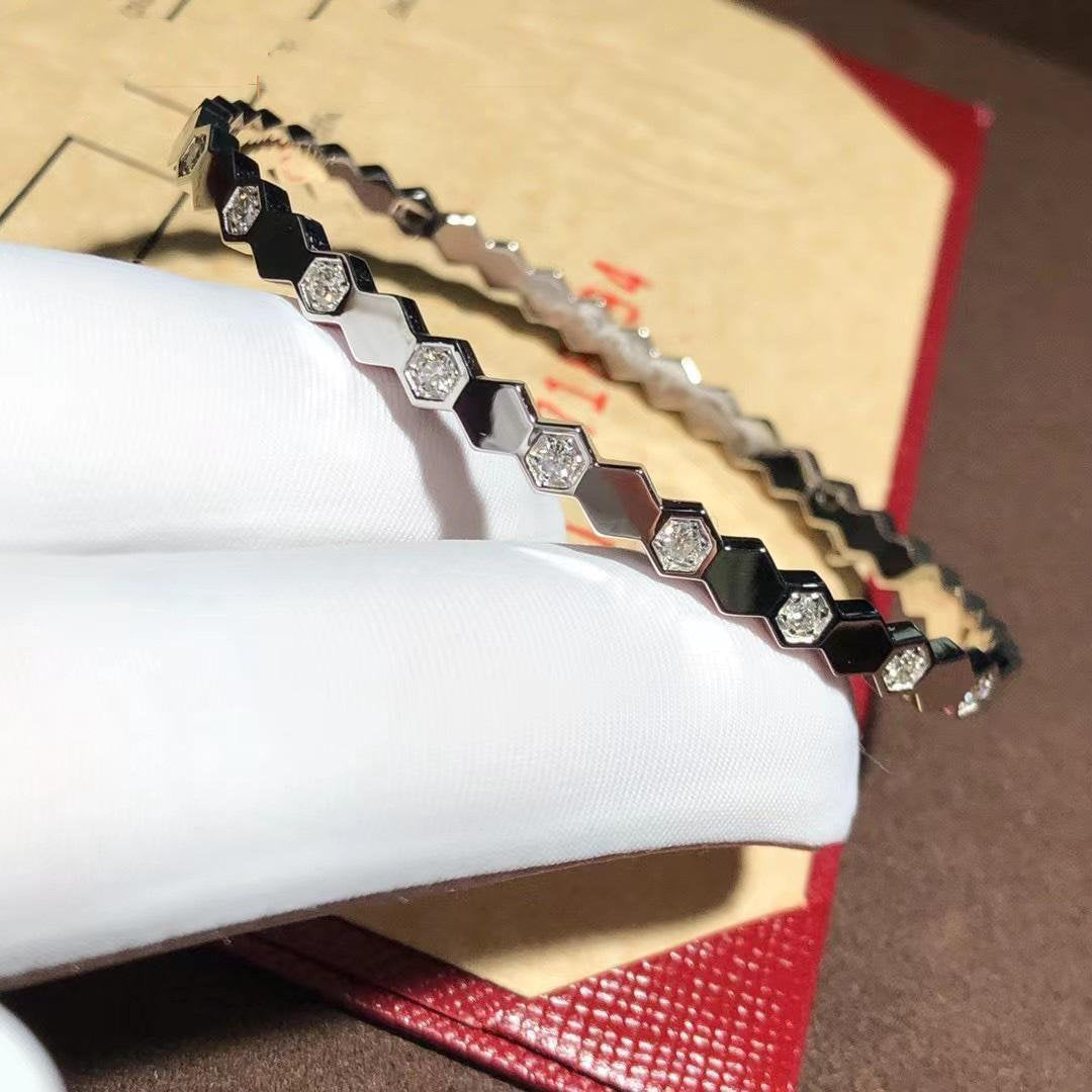[Royal&Vicky]BEE LOVE SILVER DIAMOND BRACELET