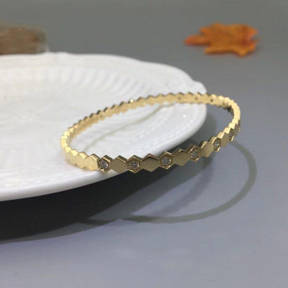 [Royal&Vicky]BEE LOVE GOLD DIAMOND BRACELET