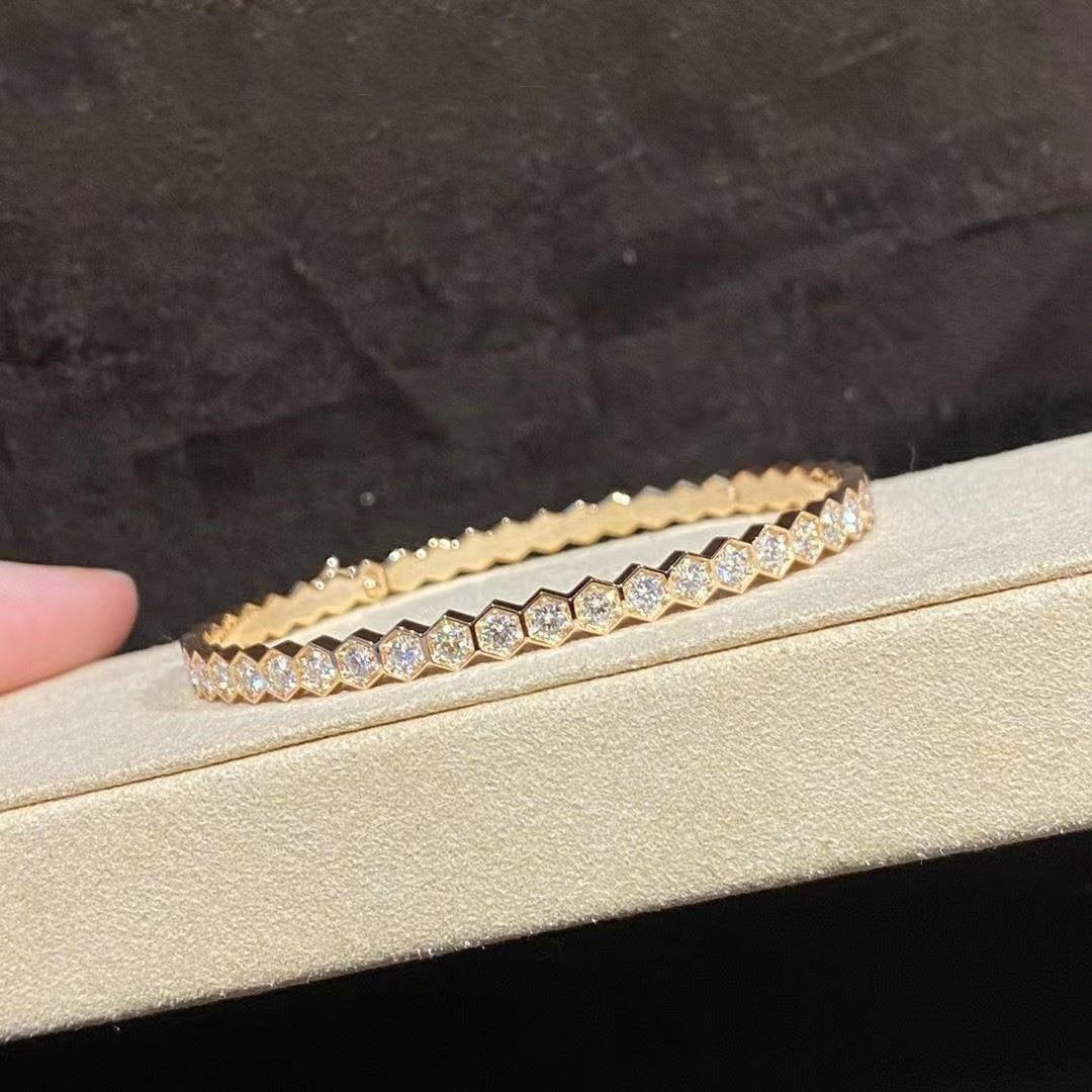 [Royal&Vicky]BEE LOVE GOLD BRACELET FULL DIAMOND