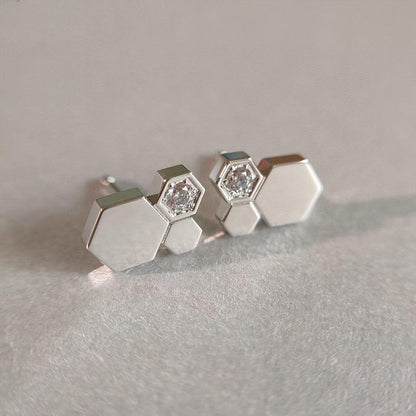 [Royal&Vicky]BEE LOVE SILVER DIAMOND EARRINGS