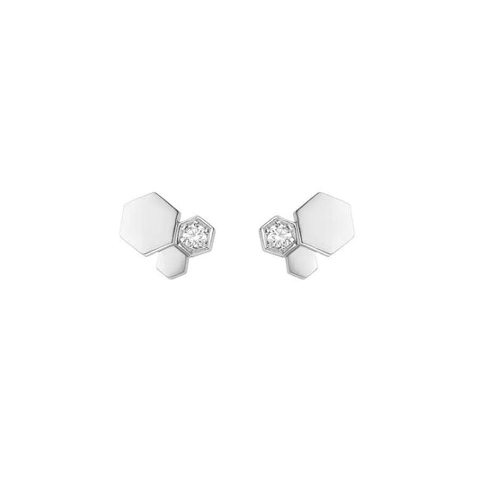 [Royal&Vicky]BEE LOVE SILVER DIAMOND EARRINGS